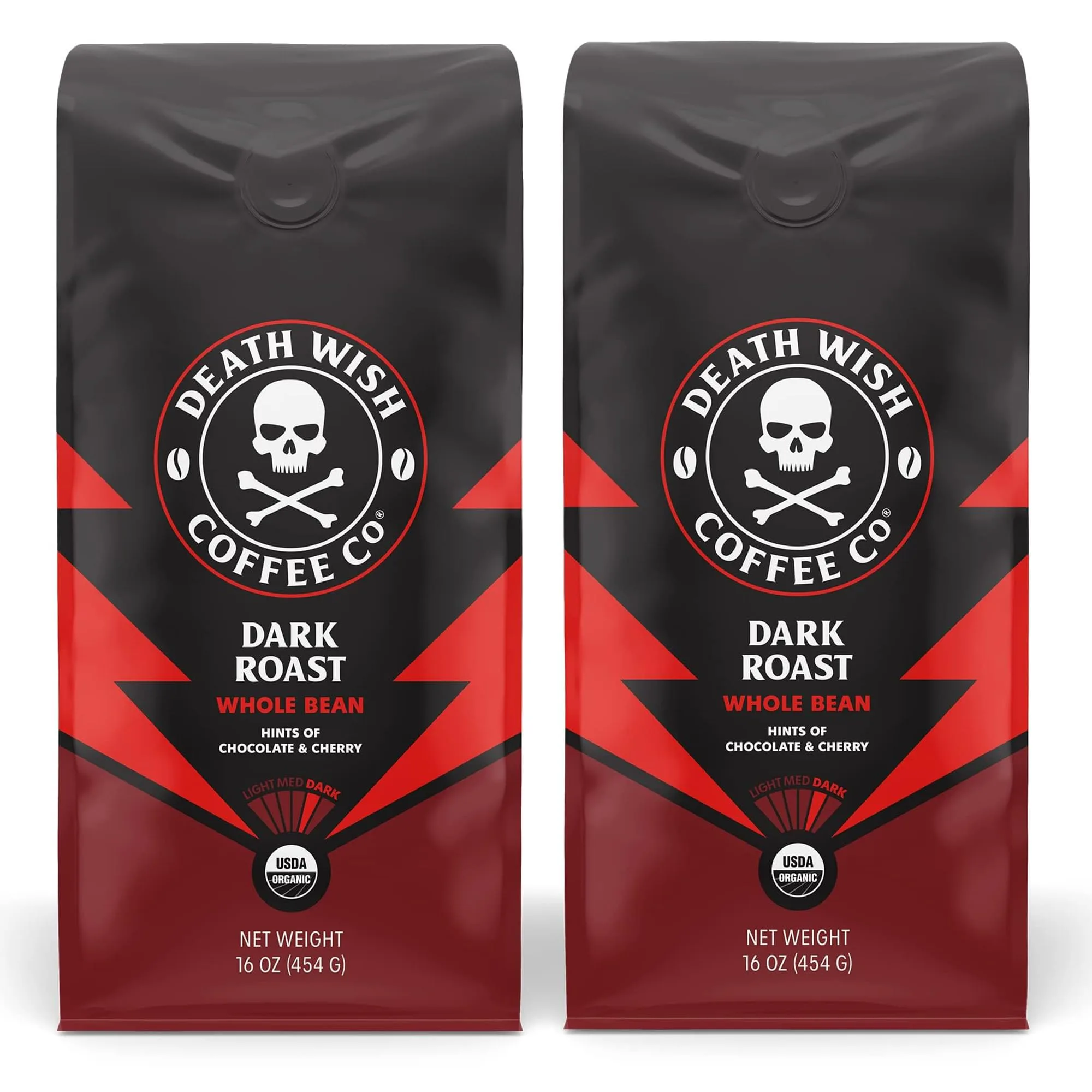 Death Wish Coffee dark roast blend