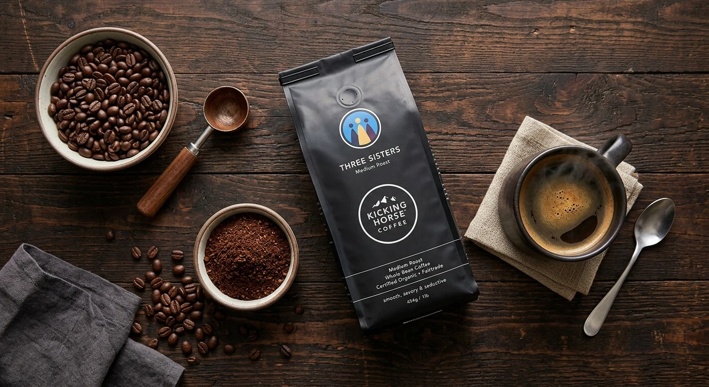 Kicking Horse Three Sisters medium roast