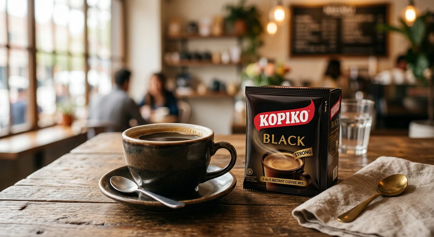 Kopiko Black instant coffee blend image 2