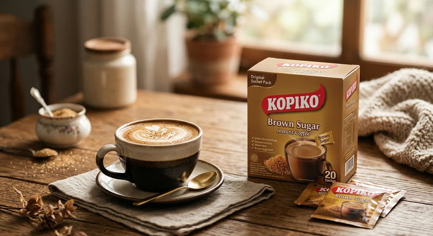 Kopiko Brown Sugar instant coffee image 2