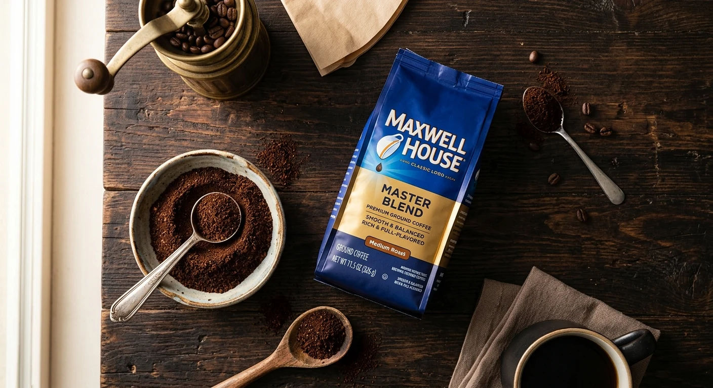 Maxwell House Master Blend ground coffee