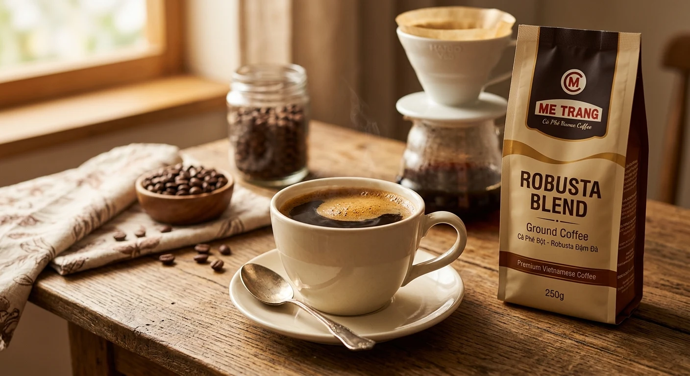 Me Trang robusta blend ground coffee image 2